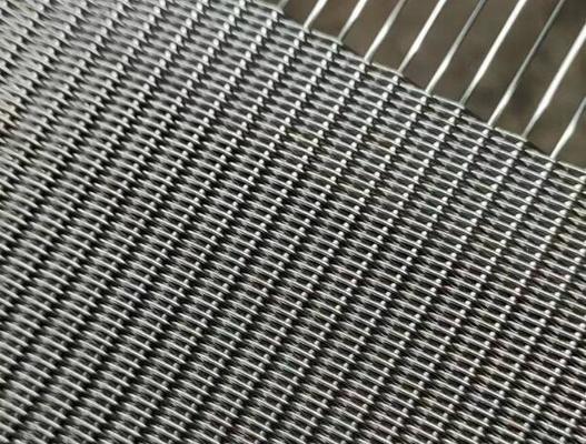 Silver Color Stainless Steel Dutch Weave Wire Cloth Mesh Wrapped Edge Woven