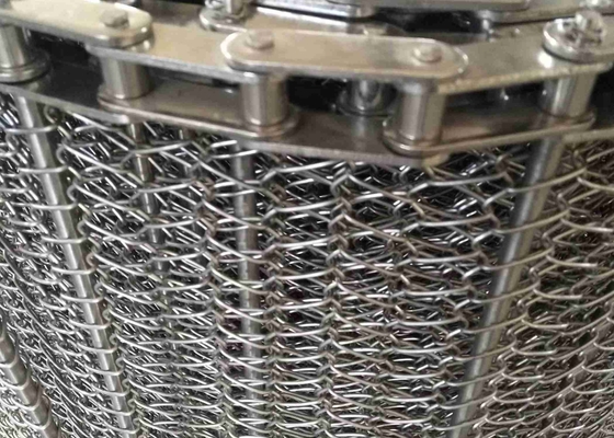 Σιδηροδρομική ζώνη μεταφοράς συρματόπλεγματος ισορροπίας τυποποιημένος τύπος 0,5 M/min έως 60 M/min
