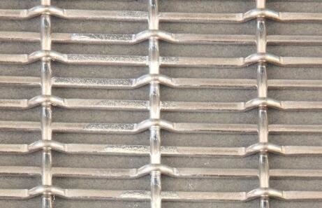 4mm έως 100mm Ανοίγει κλειδαριά Crimped Wire Mesh με κλειδαριά χαρακτηριστικό στις διασταυρώσεις