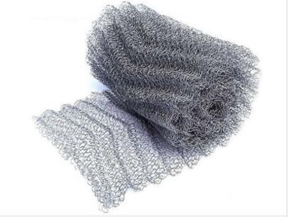 Πλεκτό πλέγμα πλεξίματος συμπιεσμένο πλεκτό πλέγμα φίλτρου επίπεδου / κυματοειδούς τύπου