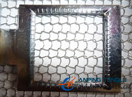 105-300 διαμορφώστε το πλέγμα καλωδίων Knittted ανοξείδωτου με την καλή διαπερατότητα