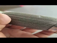 Ανθεκτικό στη διάβρωση φίλτρο σύρμας με ακριβή διαφάνεια για τη διήθηση αερίων πετρελαίου βαρέων βαρών